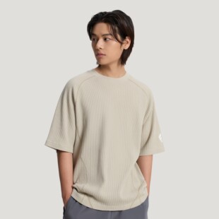 Adidas阿迪达斯男子26年夏款华夫格运动休闲短袖T恤KW0108 KW0106