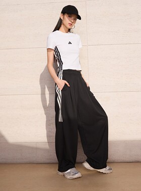 阿迪达斯女子26年春款易用系运动短袖T恤JC8325 JE1239 KD2343