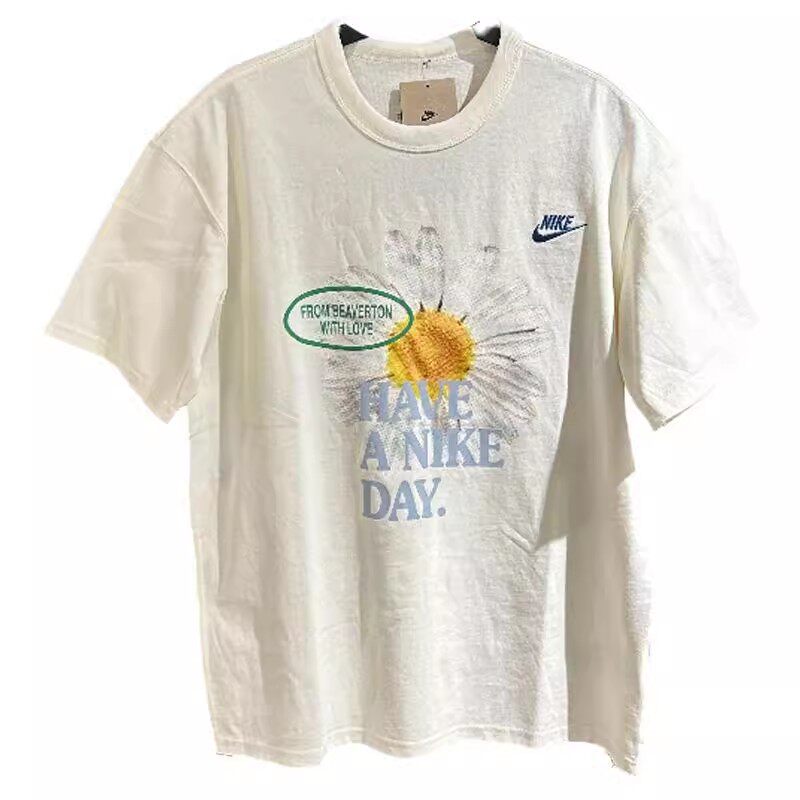 nike/耐克2024年男夏圆领小雏菊印花休闲运动短袖t恤hj3955-133