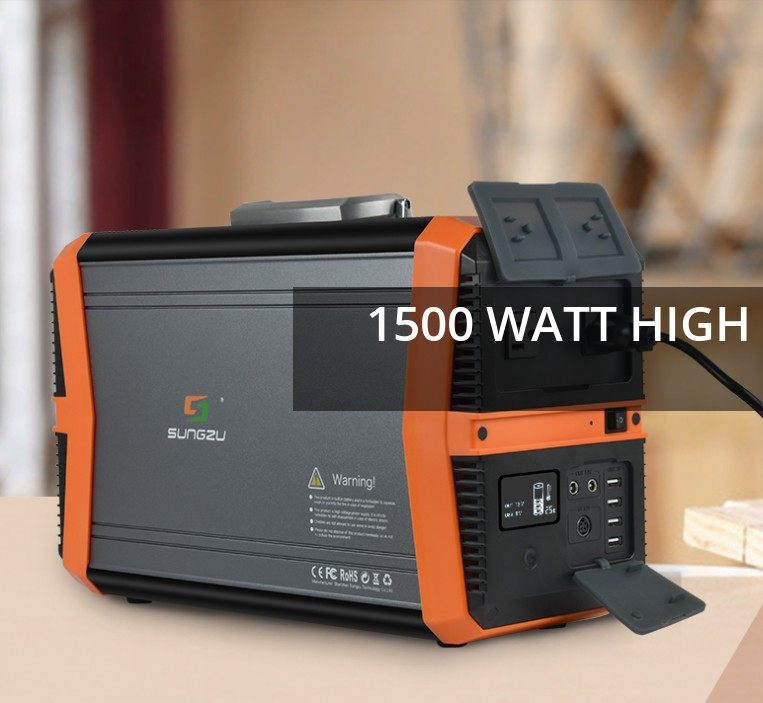 尚族SUNGZUSKA1500W户外电源110V移动电箱便携式太阳能充电自驾游