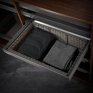 苏柏瑞(伽利略)藤篮150201可调推拉储物篮衣柜拉篮五金衣物收纳