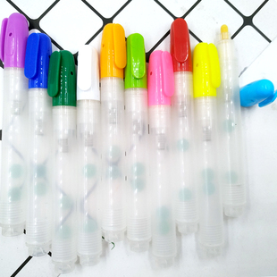 防疫按键笔电梯按笔马克笔空笔管笔壳空笔杆按压款笔套记号笔管