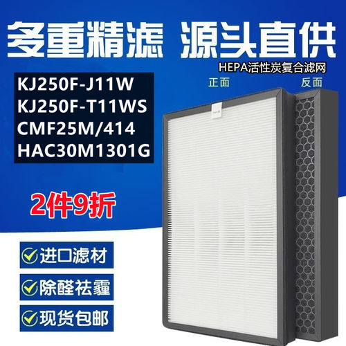 适配霍尼韦尔净化器HAC30M1301G滤网KJ250F-J11W/T11WS/2号滤芯