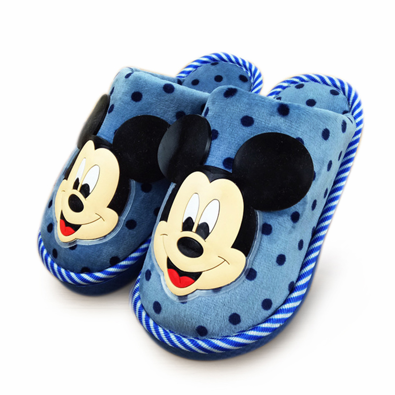 Chaussons enfants en suède pour hiver - semelle caoutchouc - Ref 1015005 Image 5