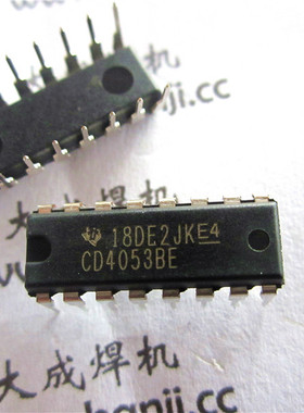焊机线路板维修配件 集成块 CD4053BE 4053