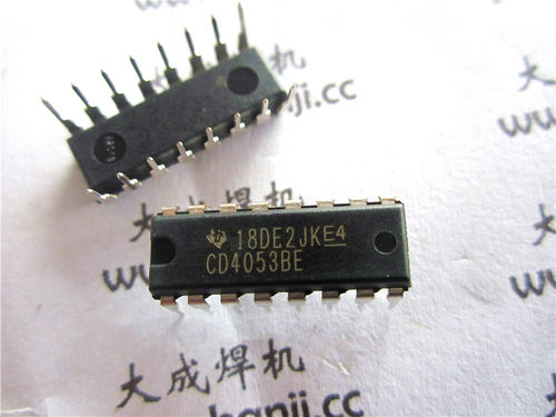 焊机线路板维修配件 集成块 CD4053BE 4053