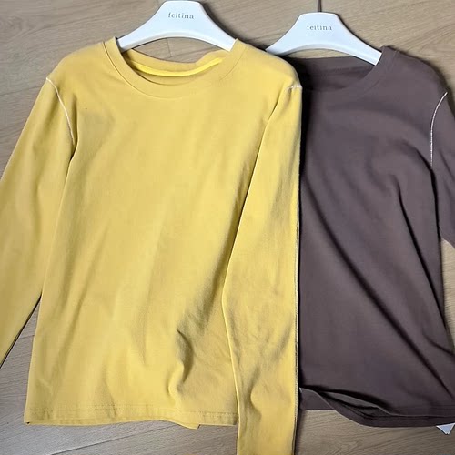FD86053新品秋季休闲时尚百搭舒适成人打底衫