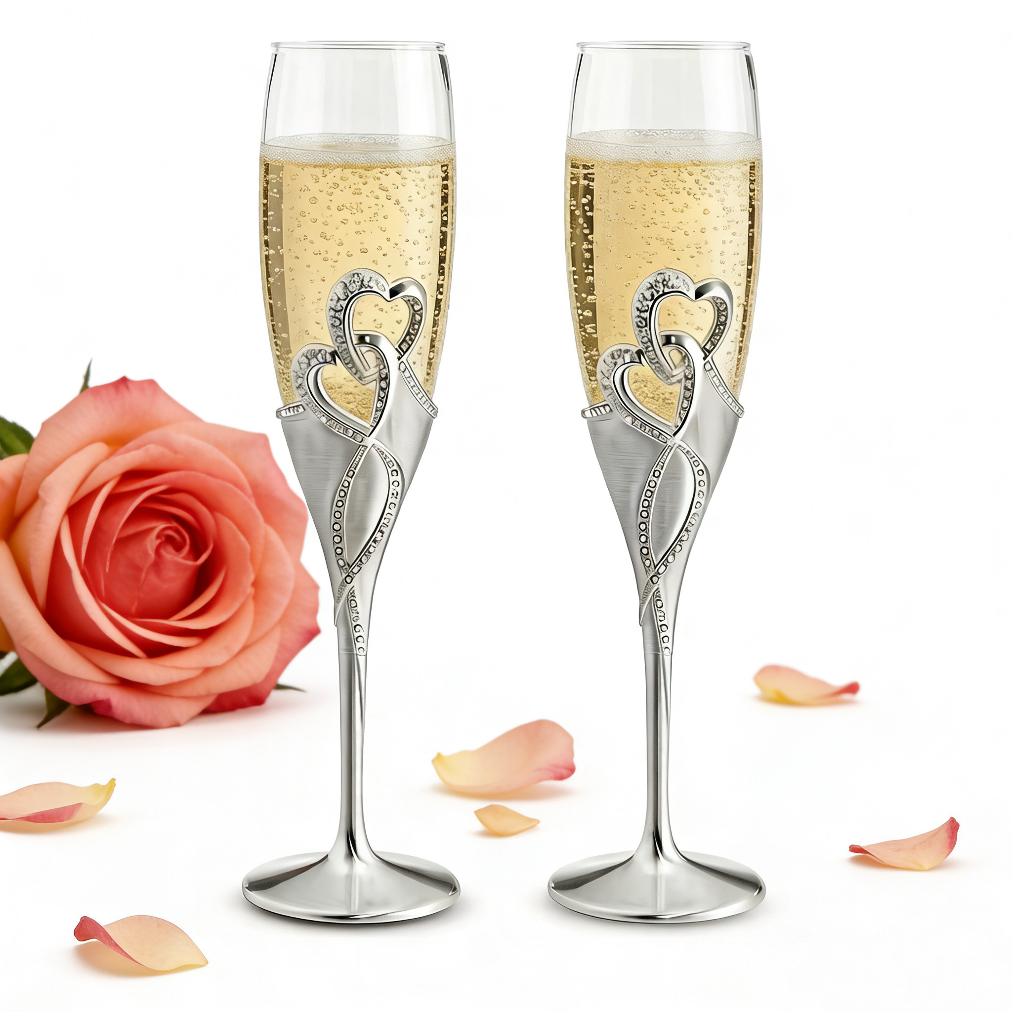 欧式限量磨砂香槟酒对杯结婚交杯酒酒杯新婚礼物敬酒酒杯现货包邮