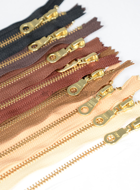 5号/DA8MSL1/日本正品YKK/闭尾金铜拉链/20/30/40/cm财布箱包长夹