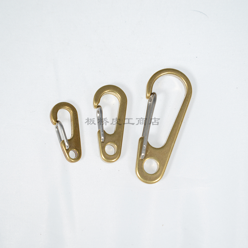 EDC！黄铜/304全不锈钢/快挂扣/瑞士军刀扣/登山扣钥匙扣 手电扣