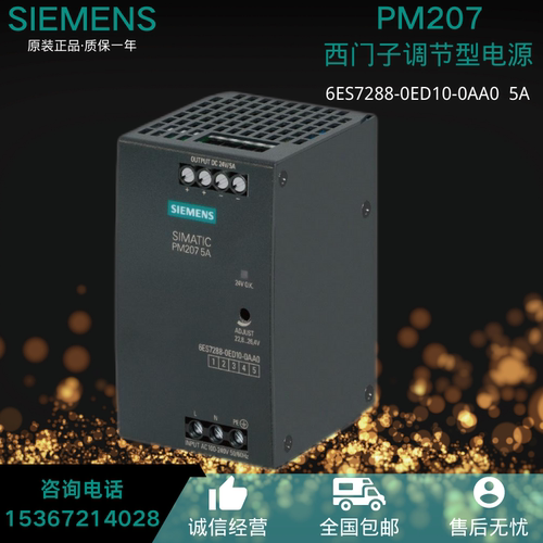 导轨式电源SIEMENS/西门子pm207