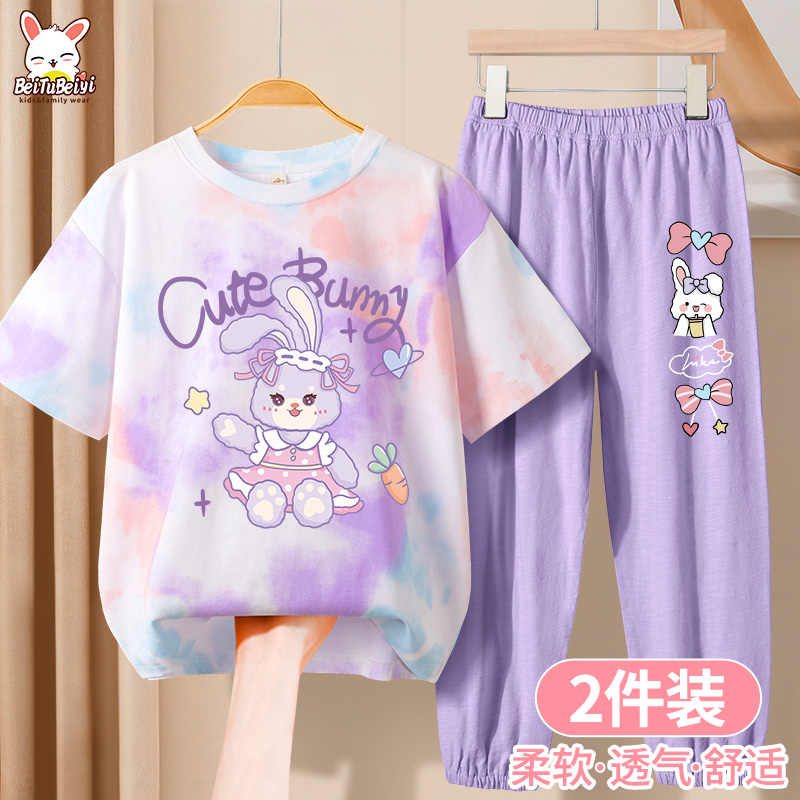 女童夏装套装2025新款童装夏季儿童小女孩衣服女大童孩子洋气夏款