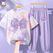 女时髦童装 女童夏套装 女孩衣服洋气衣夏季 速干儿童夏装 2026新款