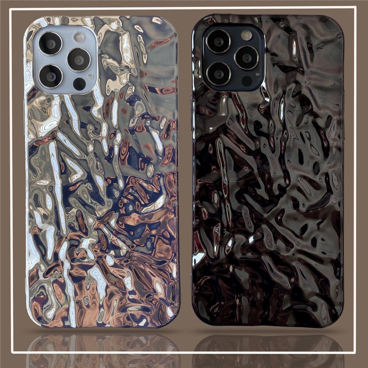 网红锡箔纸手机壳适用苹果15pro/16ProMax创意锡纸手机壳情侣潮壳iphone14/13/12/11小红书同款男