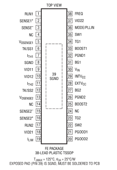 进口原装  LTC3865EFE LTC3865IFE LTC3865 TSSOP 现货可直拍