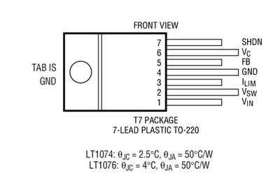 进口原装  LT1074HVCT LT1074HVIT LT1074HV TO220 现货