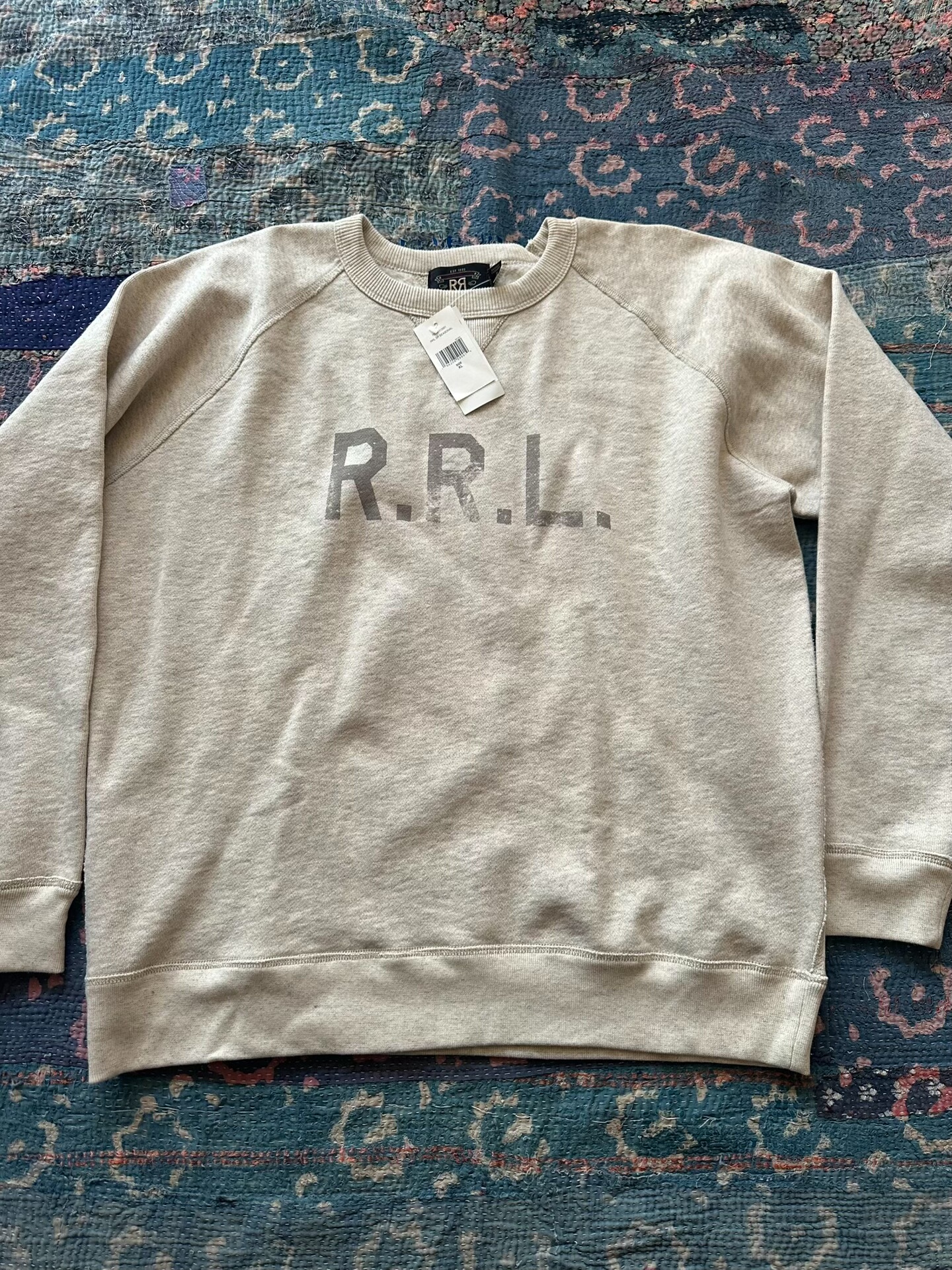 RRL Ralph Lauren Logo Crewneck Sweatshirt