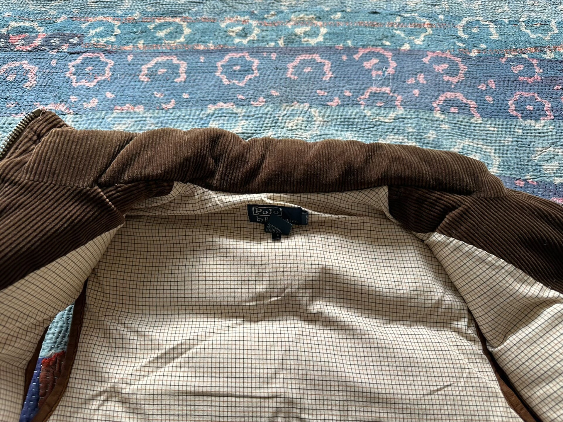 Polo Ralph Lauren Brown Corduroy Down Vest — back