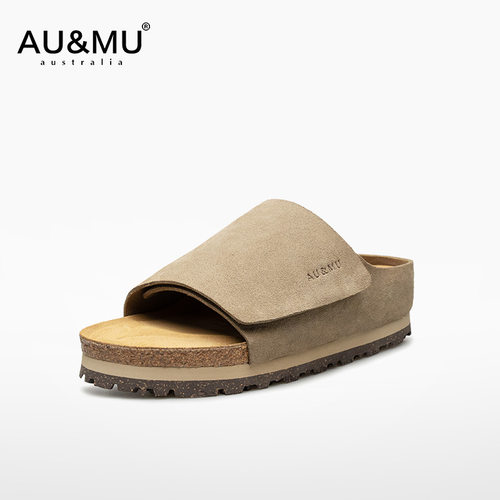 AUMU时尚软木底勃肯鞋软底足弓