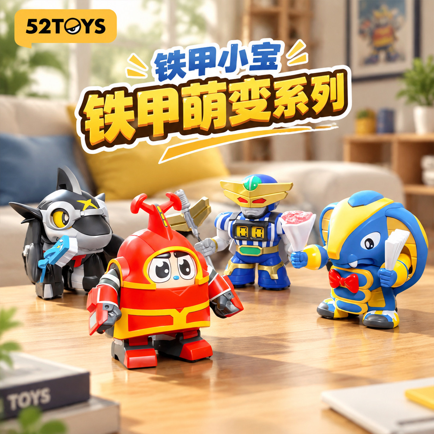 铁甲小宝萌边系列卡布达机甲模型图片