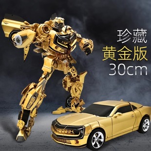 正版大黄蜂变形汽车机器人金刚男孩玩具擎天之柱机甲儿童生日礼物