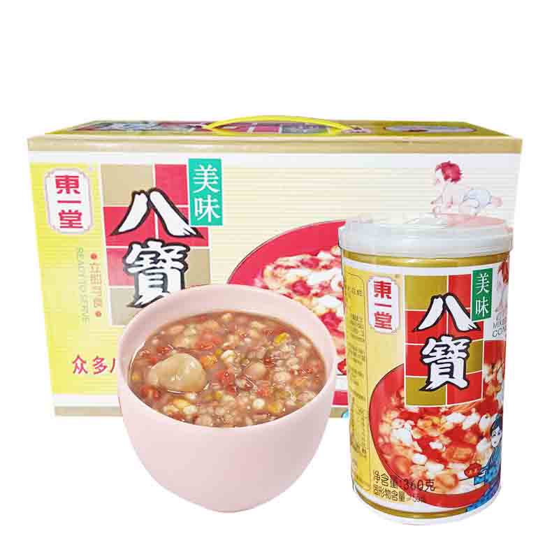 广东八宝粥东一堂美味八宝粥早餐速食粥即食代餐粥野外充饥食品