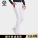 春夏新款 DEXGOLF韩国高尔夫服装 速干运动休闲直筒白色长裤 男长裤