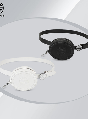 DEXGOLF韩国高尔夫女士运动腰包高档腰带时尚球包腰带皮带两件套