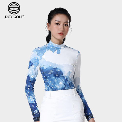 DEXGOLF高尔夫服装女士运动长袖T
