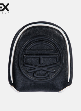 韩国DEXGOLF爵色高尔夫球杆套半圆大头推杆套保护套真皮磁铁吸合