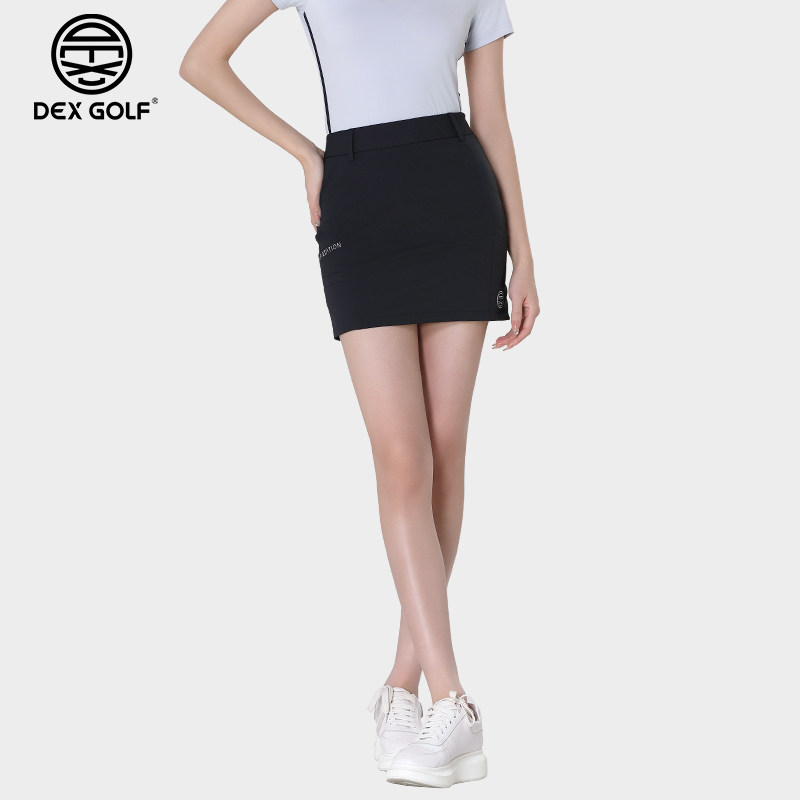 DEXGOLF韩国高尔夫服装女士韩版修身显瘦包裙休闲时尚防走光短裙