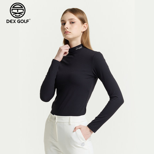 DEXGOLF女高尔夫长袖保暖T恤