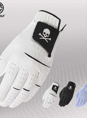 DEXGOLF进口高尔夫手套男女士纤维绒布单只防滑耐磨练习手套透气