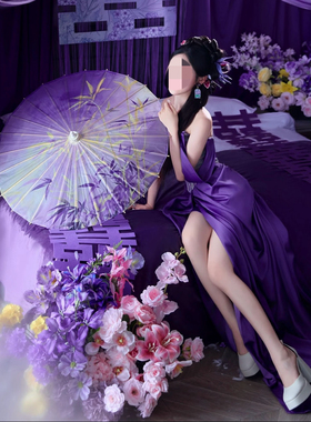非遗手工油纸伞古风道具防雨防晒汉服户外拍照晴雨两用