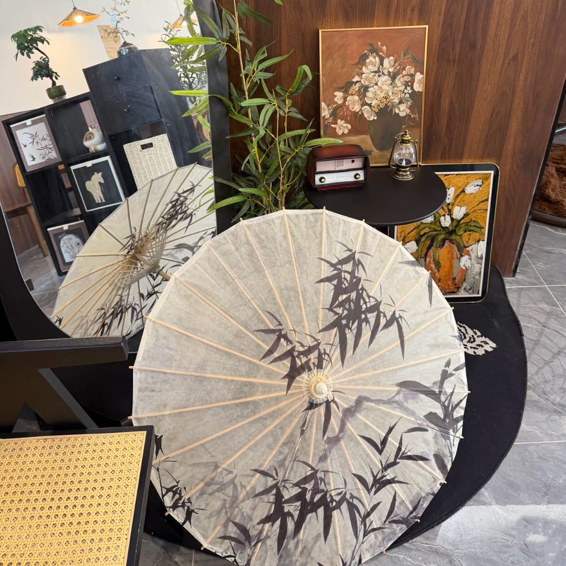 百艺轩油纸伞防雨遮阳图片