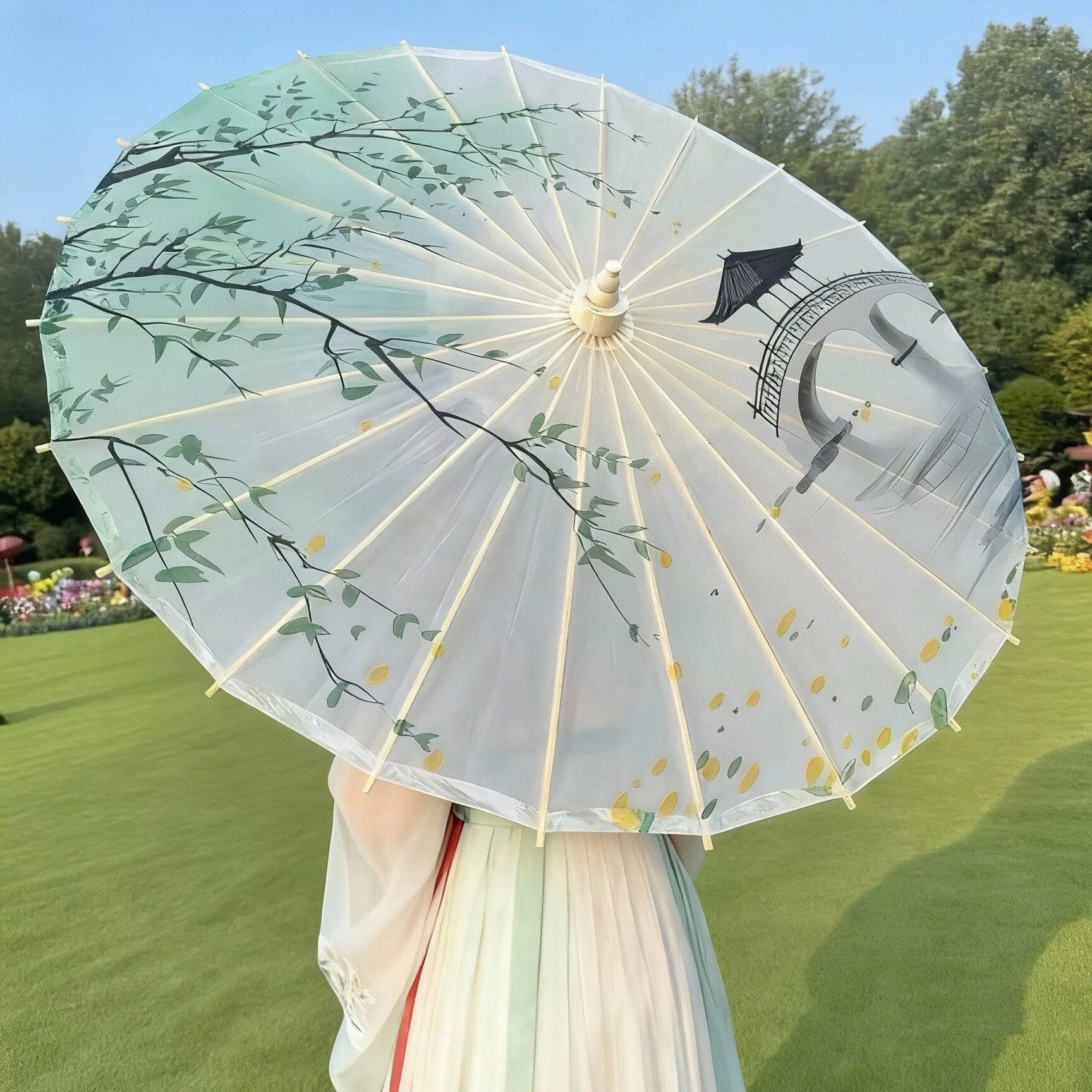 古风油纸伞防雨防晒实用古典桐油古装旗袍汉服写真摄影道具装饰伞