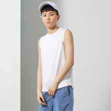 knighttom2019夏季新品KTST白色黑色圆领超舒适无袖背心