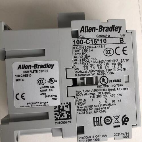 议价Allen Bradley接触器100-C16G10100-C23G10100-C30G10