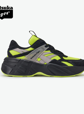 Onitsuka Tiger鬼塚虎SP-I春季黑色运动休闲鞋厚底老爹鞋