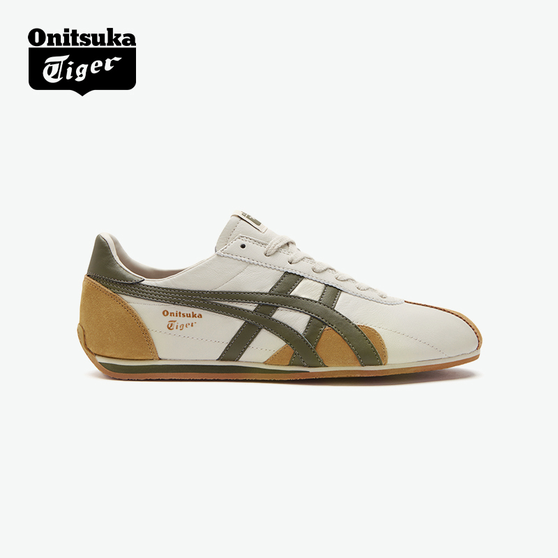 鬼塚虎米黄色男女运动复古休闲鞋