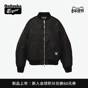 [新品]Onitsuka Tiger鬼塚虎女款舒适休闲时尚夹克上衣外套