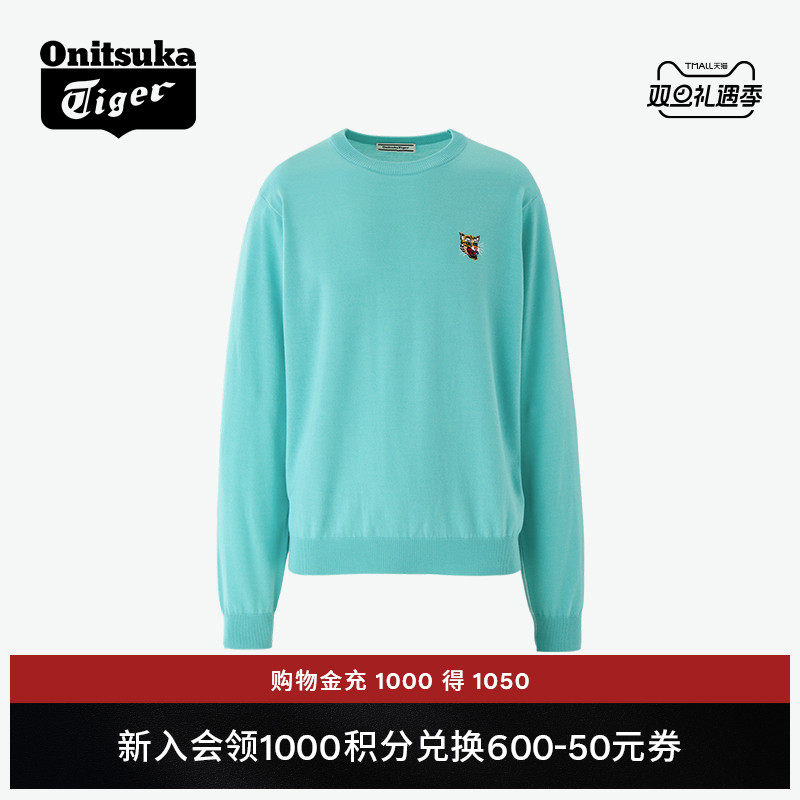 鬼塚虎针织衫男女款舒适休闲潮流