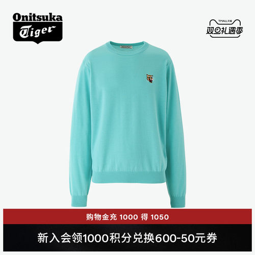 鬼塚虎针织衫男女款舒适休闲潮流