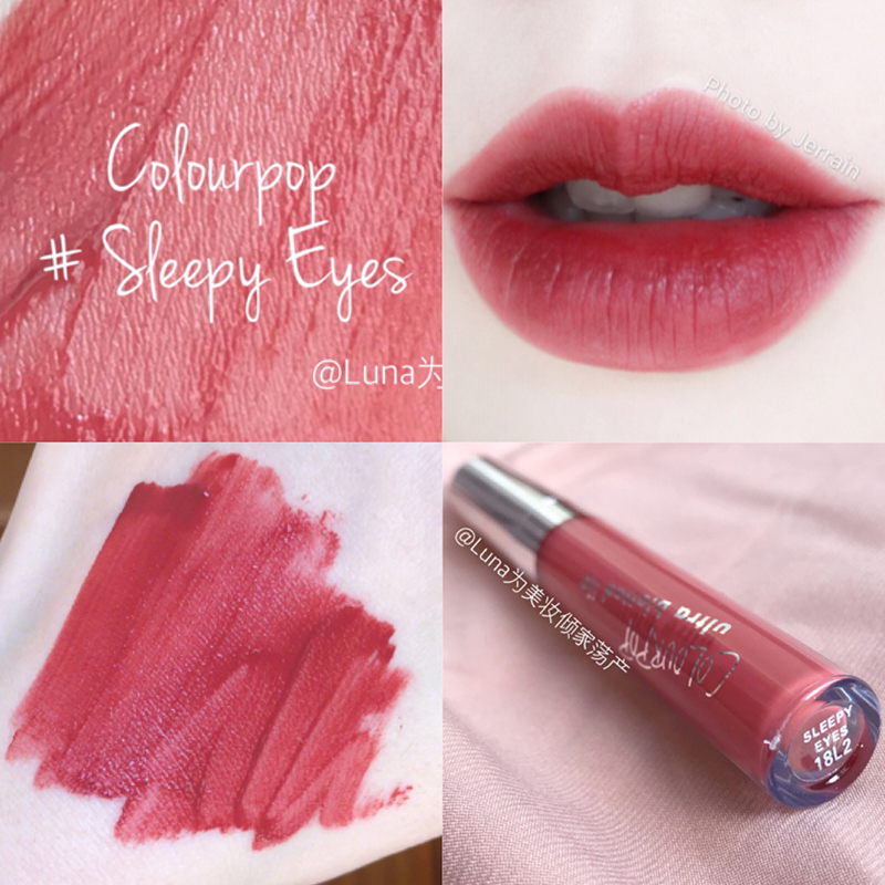 Vitamin Sea现货Colourpop卡拉泡泡Blotted唇釉唇彩Sleepy Eyes