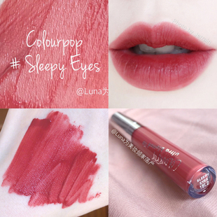 Eyes Vitamin Sea现货Colourpop卡拉泡泡Blotted唇釉唇彩Sleepy