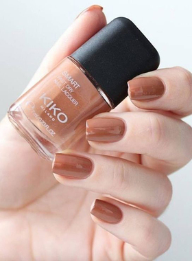 KIKO SMART智能快干指甲油扁瓶7ml 06/07/39/40 焦糖奶灰色豆沙色