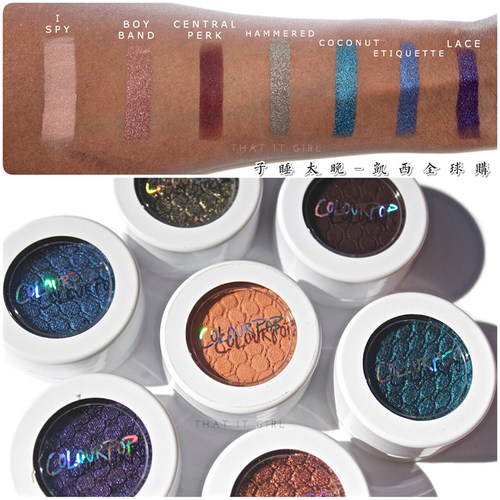 清仓colourpop卡拉泡泡单色眼影