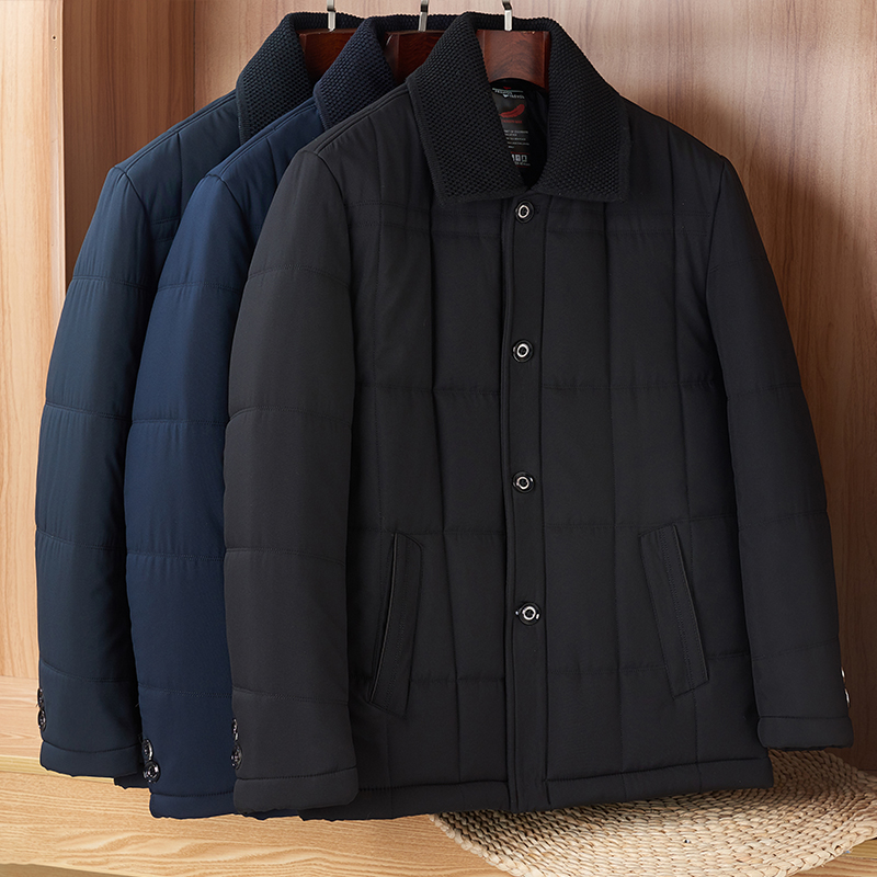 轻薄保暖秋冬季棉衣明扣设计