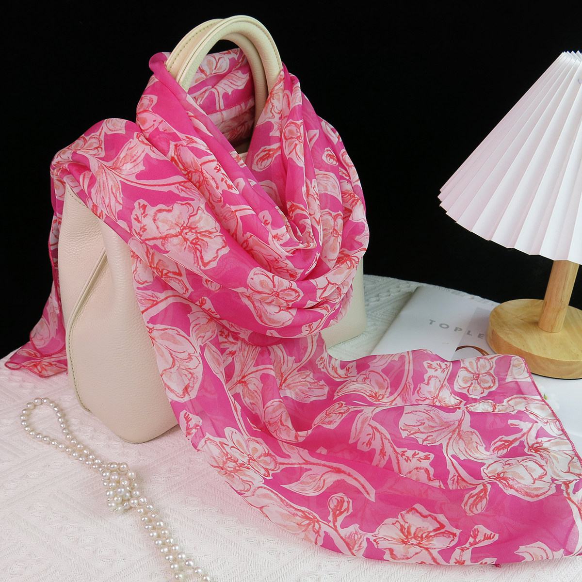 提升衣品！100%桑蚕丝丝巾真丝的