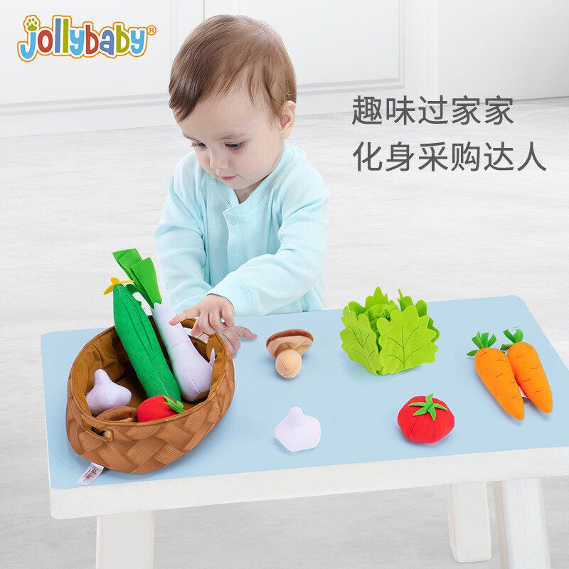 出口正品jollybab幼婴儿毛绒蔬菜拔萝卜益智儿童创意早教宝宝玩具怎么样,好用不?
